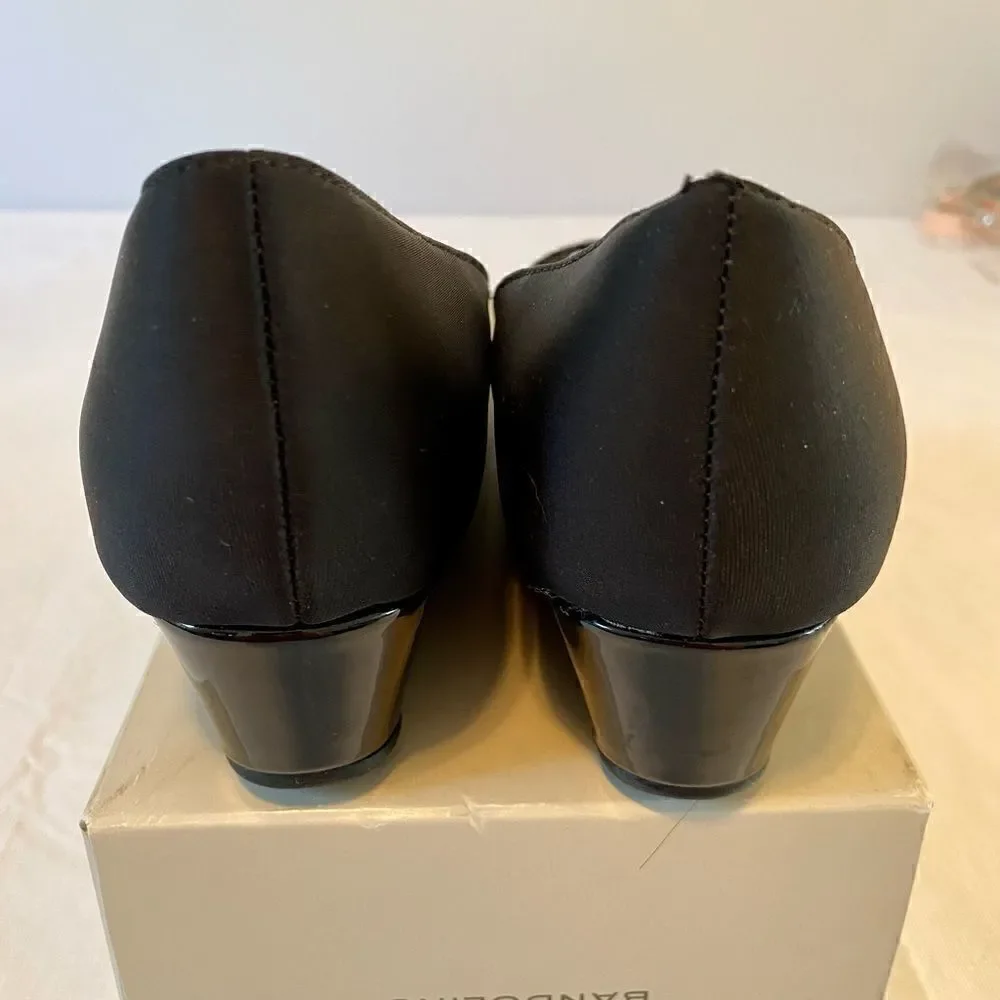 Bandalino  Flexible Black Open Toe  Wedge.